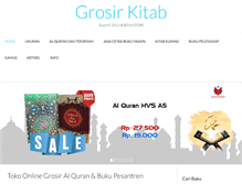 Tablet Screenshot of grosirkitab.com